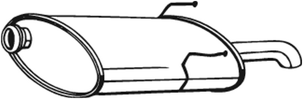 Rear Muffler Peugeot 406 Break