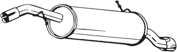 Rear Muffler Peugeot 208 I · Peugeot 208 Hatchback Van