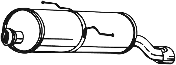 Rear Muffler Peugeot 206 Hatchback · Peugeot 206 CC · Peugeot 206+