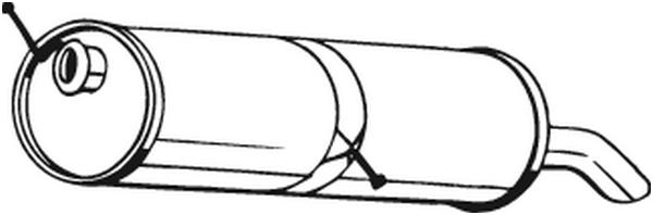 Rear Muffler Peugeot 307 SW · Peugeot 307 Break · Peugeot 307 SW Estate Van