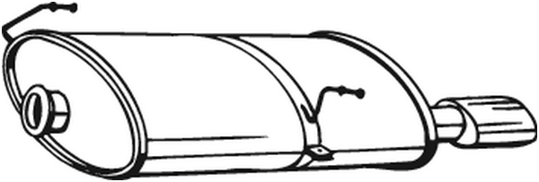 Rear Muffler Peugeot 206 Hatchback · Peugeot 206 CC · Peugeot 206 SW