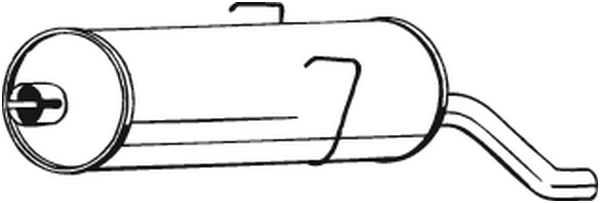 Rear Muffler Peugeot 205 I · Peugeot 205 I Convertible · Peugeot 205 II
