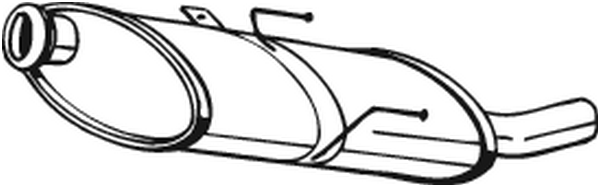 Rear Muffler Peugeot 406