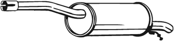 Rear Muffler Renault LOGAN I Estate · Renault LOGAN EXPRESS · Dacia LOGAN MCV