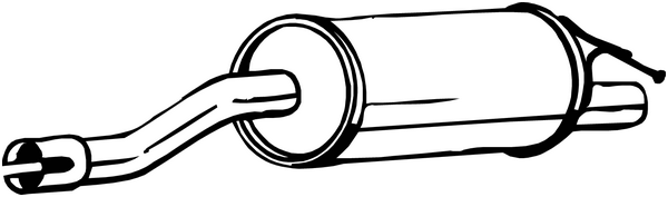 Rear Muffler Renault DUSTER · Dacia DUSTER · Dacia DUSTER SUV Van
