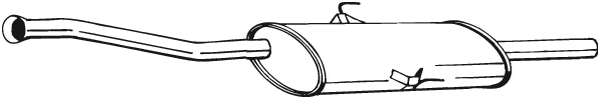 Centre Muffler Renault ESPACE III