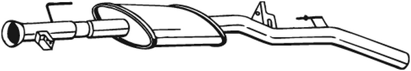 Centre Muffler Renault CLIO II · Renault CLIO II Hatchback Van · Renault THALIA I