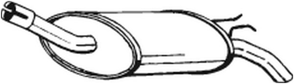 Rear Muffler Renault TWINGO I · Renault TWINGO I Hatchback Van