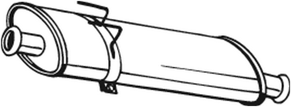 Centre Muffler Opel MOVANO A Van · Opel MOVANO A Platform/Chassis · Opel MOVANO A Bus