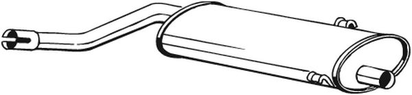 Centre Muffler Saab 900 I Convertible · Saab 900 I Combi Coupe