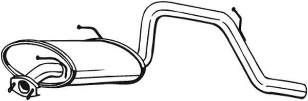 Rear Muffler Suzuki WAGON R+