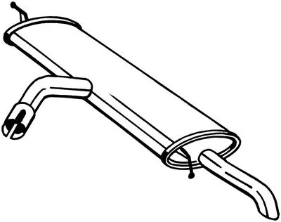 Rear Muffler Seat ATECA · Skoda KAROQ · Vw GOLF VII
