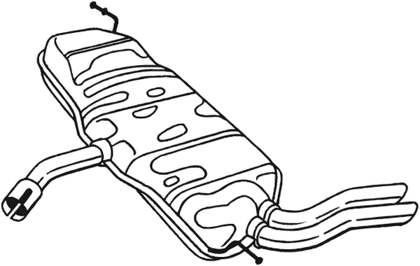 Rear Muffler Seat ALTEA · Seat LEON
