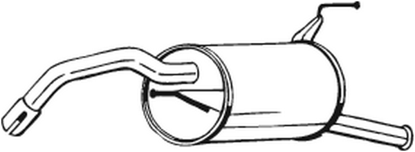 Rear Muffler Toyota STARLET