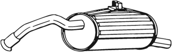 Rear Muffler Toyota STARLET