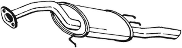 Rear Muffler Toyota COROLLA · Toyota COROLLA Compact · Toyota COROLLA Liftback