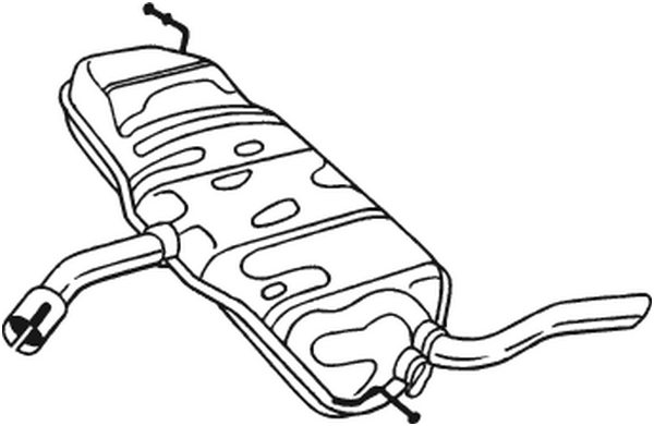 Rear Muffler Seat ALTEA · Seat LEON