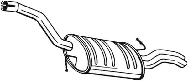 Rear Muffler Vw PASSAT B6 · Vw PASSAT B6 Variant · Vw PASSAT CC B6