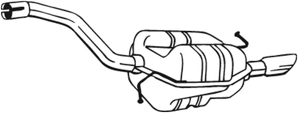 Rear Muffler Vw PASSAT B6 · Vw PASSAT B6 Variant
