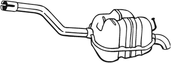Rear Muffler Vw JETTA III · Vw GOLF V Variant · Vw GOLF VI Variant