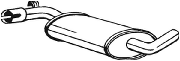 Centre Muffler Vw GOLF II · Vw JETTA II