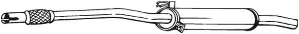 Centre Muffler Vw POLO II · Vw POLO Coupe · Vw POLO CLASSIC