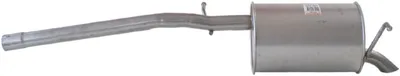 Rear Muffler Vw CADDY III Box Body/MPV · Vw CADDY III MPV