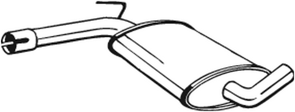Centre Muffler Vw PASSAT B3/B4 · Vw PASSAT B3/B4 Variant