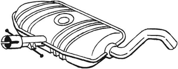 Centre Muffler Vw GOLF III · Vw VENTO · Vw GOLF III Van