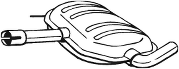 Centre Muffler Vw PASSAT B3/B4 · Vw PASSAT B3/B4 Variant