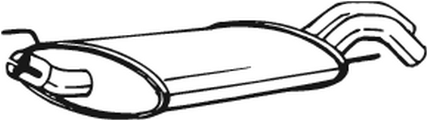 Rear Muffler Vw GOLF III Cabriolet · Vw GOLF III · Vw GOLF IV Cabriolet