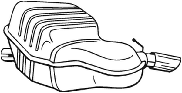 Rear Muffler Volvo S60 I