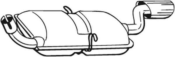 Rear Muffler Volvo 960 II · Volvo 960 II Estate · Volvo S90 I