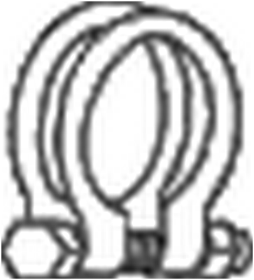 Fixing part, BOSAL exhaust system 250-451