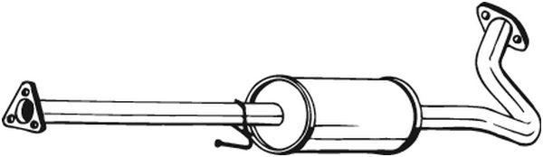 Centre Muffler Honda HR-V