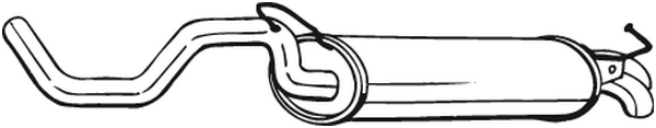 Rear Muffler Audi A3 · Seat LEON · Vw GOLF IV