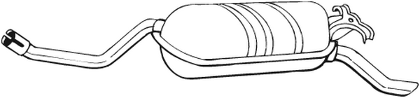 Rear Muffler Mercedes-Benz 124 Coupe · Mercedes-Benz 124 Saloon · Mercedes-Benz E-CLASS