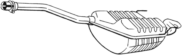 Rear Muffler Mercedes-Benz C-CLASS · Mercedes-Benz C-CLASS T-Model