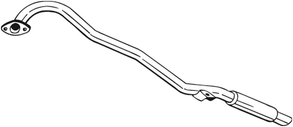 Rear Muffler Ford MAVERICK · Nissan TERRANO II