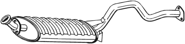 Centre Muffler Mitsubishi PAJERO II · Mitsubishi PAJERO II Canvas Top