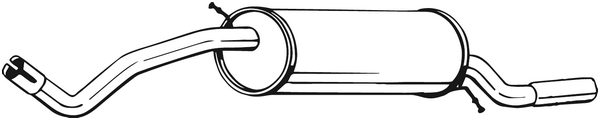 Rear Muffler Audi A1 · Audi A1 Sportback · Vw POLO V