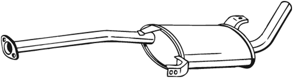 Centre Muffler Nissan TERRANO II