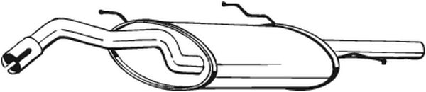 Back silencer BOSAL 279-239