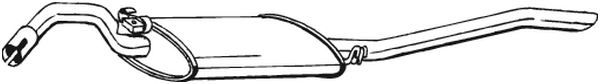 Rear Muffler Seat TOLEDO I