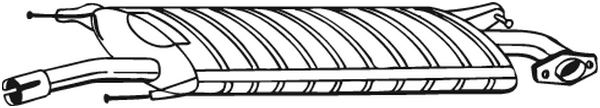Centre Muffler Toyota RAV 4 III