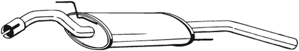 Rear Muffler Vw PASSAT B3/B4 · Vw PASSAT B3/B4 Variant