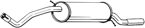Rear Muffler Vw POLO V · Vw POLO Van