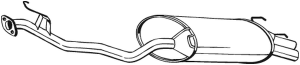 Rear Muffler Honda ACCORD IV · Honda ACCORD V · Rover 600 I