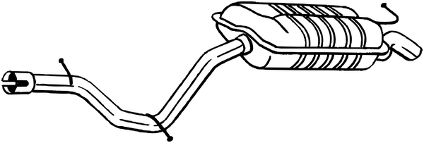 Rear Muffler Mercedes-Benz E-CLASS · Mercedes-Benz E-CLASS T-Model