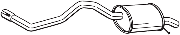 Rear Muffler Renault CLIO III · Renault CLIO III Grandtour · Renault CLIO IV